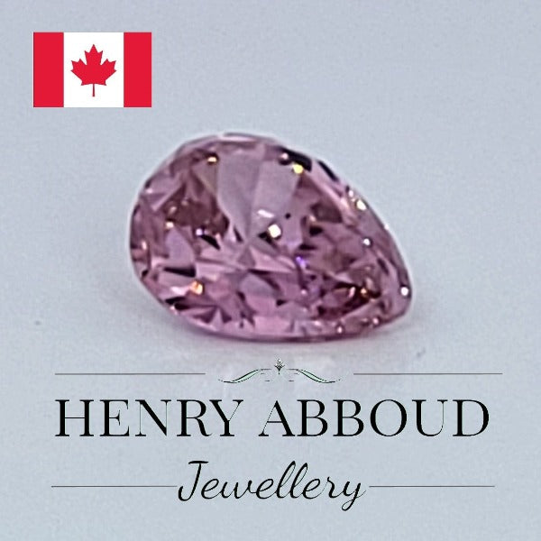 Pink Pear Shape Faceted Full Cut CZ Stones