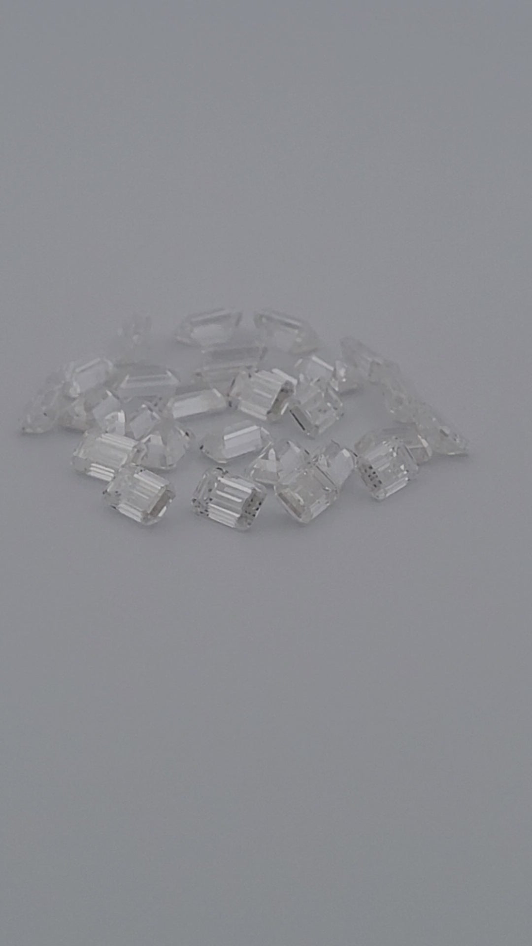 White Emerald Cut Moissanite Stones (1 Stone)